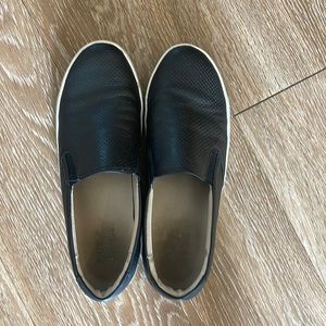 Black Leather Sneakers